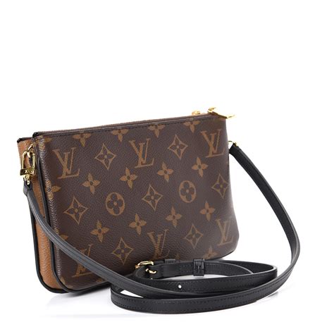 louis vuitton double zip pouchette|Louis Vuitton monogram pochette bag.